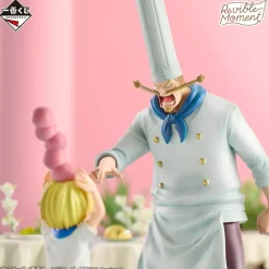 BANDAI Ichiban Kuji One Piece Road To Dawn Sanji & Zeff Prize D Figure JAPAN OFFICIAL