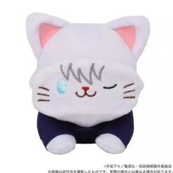 Movic Plush Toy*Jujutsu Kaisen Kaigyoku Gyokusetsu withCAT Plush Doll Nesoberi Satoru Gojo JAPAN