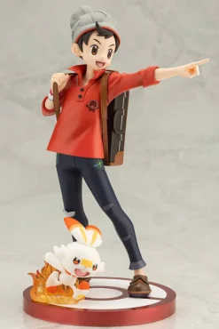 Kotobukiya ARTFX J Pokemon Victor with Scorbunny 1/8 Figure JAPAN OFFICIAL