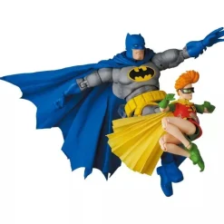 Medicom Toy Figure*MAFEX No.139 Batman Blue Ver. & Robin Action Figure JAPAN OFFICIAL