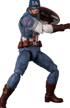 Medicom Toy Figure*MAFEX No.220 Captain America Classic Suit ver. Action Figure JAPAN