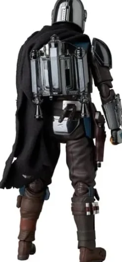 Medicom Toy Star Wars*MAFEX No.256 Star Wars The Mandalorian Chrome Ver. Action Figure