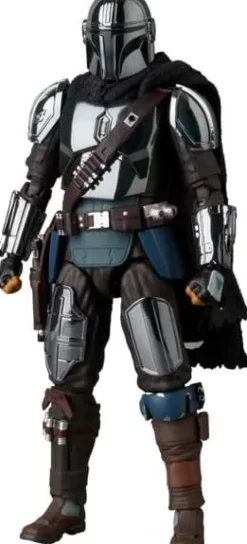 Medicom Toy Star Wars*MAFEX No.256 Star Wars The Mandalorian Chrome Ver. Action Figure