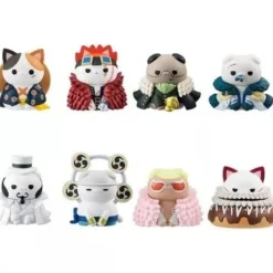 MegaHouse MEGA CAT PROJECT ONE PIECE Luffy and His Rivals All 8 Set Figure JAPAN OFFICIAL