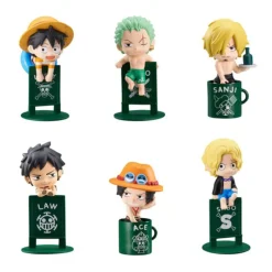 MegaHouse One Piece*Ochatomo Series ONE PIECE Pirates on Vacation 8Pack BOX Figure JAPAN