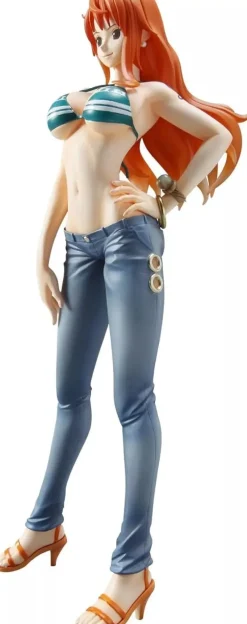 MegaHouse Portrait.Of.Pirates One Piece Sailing Again Nami Figure JAPAN OFFICIAL