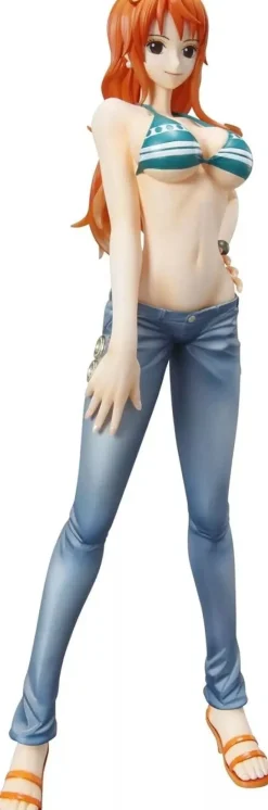 MegaHouse Portrait.Of.Pirates One Piece Sailing Again Nami Figure JAPAN OFFICIAL