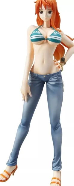MegaHouse Portrait.Of.Pirates One Piece Sailing Again Nami Figure JAPAN OFFICIAL