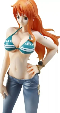 MegaHouse Portrait.Of.Pirates One Piece Sailing Again Nami Figure JAPAN OFFICIAL