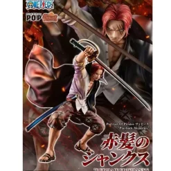 MegaHouse Portrait.Of.Pirates One Piece Playback Memories Shanks Figure JAPAN