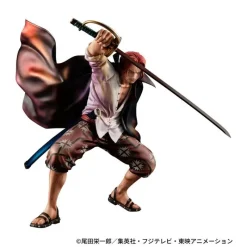 MegaHouse Portrait.Of.Pirates One Piece Playback Memories Shanks Figure JAPAN