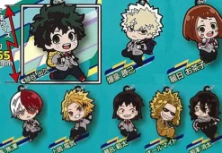 TakaraTomy Arts My Hero Academia Uniform Keychain Deformed Rubber! Capsule Toy JAPAN ZA-575