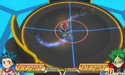 FuRyu Video Game*Nintendo 3DS Beyblade Burst God with Baldur B.B. Evil God Ver (Box Opened)