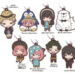 TAKARATOMY A.R.T.S Nitotan Spy x Family Daily Life Rubber Mascot 8 Pack BOX JAPAN OFFICIAL ZA-429