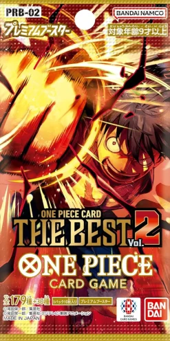 BANDAI Cards|One Piece*ONE PIECE Card Game Premium Booster ONE PIECE CARD THE BEST Vol.2 PRB-02 BOX