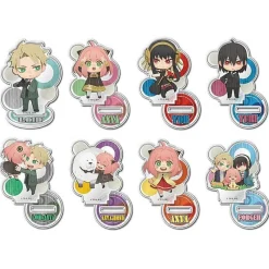 TakaraTomy Arts Pepakura SPY x FAMILY acrylic stand Capsule Toy Complete SET of 8 ZA-568