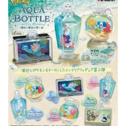 RE-MENT Pokemon AQUA BOTTLE collection2 Memories of the Shimmering Seaside Figure Box