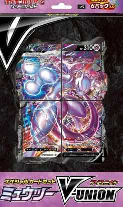 Pokemon Center Cards|Card*Pokemon Card Game Sword & Shield Special Card Set Mewtwo V-Union JAPAN OFFICIAL