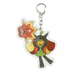 Pokemon Center Original Acrylic Keychain Ogerpon Hearthflame Mask JAPAN OFFICIAL