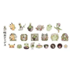 Pokemon Center Original Cafe Poltchageist Assorted Sticker Set JAPAN OFFICIAL