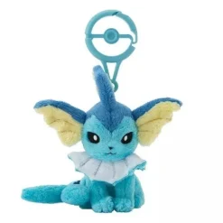 Pokemon Center Pokemon|Mascot*Original Plush Mascot Keychain with Carabiner Vaporeon JAPAN