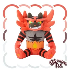 Pokemon Center Original Pokemon Fit 727 Incineroar Plush Doll JAPAN OFFICIAL