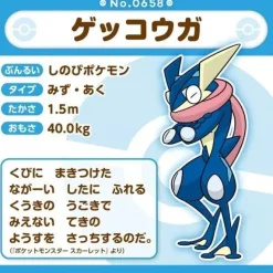 Pokemon Center Plush*Original Pokemon Fit Greninja Plush Doll JAPAN OFFICIAL