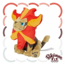 Pokemon Center Original Pokemon Fit Pyroar Male Plush Doll JAPAN OFFICIAL