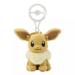 Pokemon Center Plush Toy|Mascot*Original Plush Mascot Keychain with Carabiner Eevee JAPAN