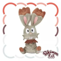 Pokemon Center Original Pokemon Fit Bunnelby Plush Doll JAPAN OFFICIAL