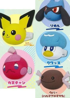 TakaraTomy Arts Pokemon Face Ring Mascot Part4 All 5 types Capsule Toy JAPAN OFFICIAL