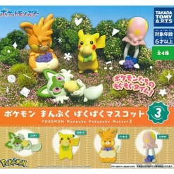 Takara Tomy A.R.T.S Capsule Toy|Capsule Toy*Pokemon Fully Filled Mascot 3 Complete set Figure Capsule Toy JAPAN OFFICIAL