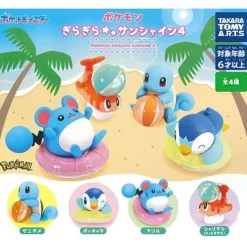 Takara Tomy A.R.T.S Figure|Capsule Toy*Pokemon Glittering Sunshine 4 Complete Set Figure Capsule Toy JAPAN OFFICIAL