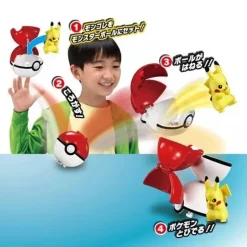 TakaraTomy Pokemon Moncolle Poke Out Pikachu Poke Ball JAPAN OFFICIAL