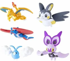 Takara Tomy A.R.T.S Pokemon Netsuke Mascot Soaring in the Sky Complete Set Figure Capsule Toy JAPAN
