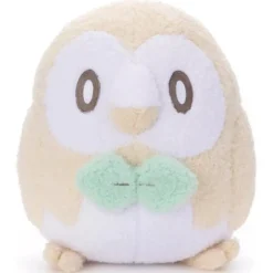 Takara Tomy Pokemon Pokepeace Rowlet Plush Doll M JAPAN OFFICIAL