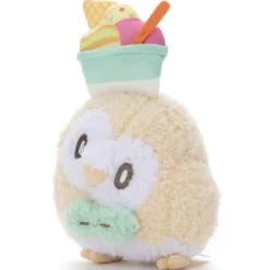 TAKARA TOMY ARTS Pokemon|Plush Toy*Pokemon Pokepeace Sweets Ver. Plush Doll Rowlet JAPAN OFFICIAL