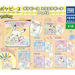 TAKARA TOMY ARTS Pokemon|Other Toys & Hobbies*Pokemon Pokepiece Square Pouch Part.2 Complete Set Capsule toy JAPAN OFFICIAL