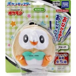 Takara Tomy Plush Toy|Plush*Pokemon Sound Plush Doll Rowlet JAPAN OFFICIAL