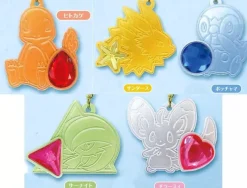Takara Tomy A.R.T.S Pokemon Sparkly Pendant Part 3 Complete Set Capsule Toy JAPAN OFFICIAL