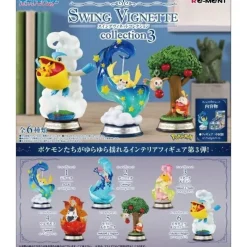 RE-MENT Pokemon|Re-Ment Pokemon Figure*Pokemon Swing Swing Vignette Collection 3 All 6 types Set Figure JAPAN OFFICIAL