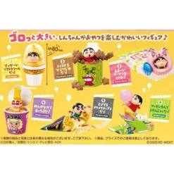 Re-Ment Figure*Crayon Shin chan Snack Figure Otsuya Party dazo Complete Set Box JAPAN
