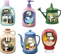 RE-MENT Figure*Peanuts Snoopy's LIFE in a BOTTLE Full Set of 6 Figure JAPAN OFFICIAL