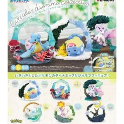 RE-MENT Pokemon Circular Diorama Collection Figure All 6 Set JAPAN OFFICIAL