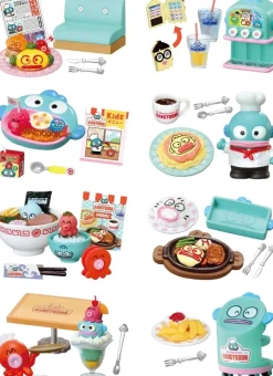 Re-Ment Sanrio Characters*Sanrio Family Restaurant Hangyodon Full Set 8 BOX Figure JAPAN OFFICIAL