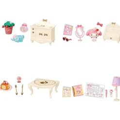 RE-MENT Sanrio My Melody and Strawberry Room Full Set 8 BOX Figure JAPAN