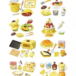 Re-Ment Sanrio Pompompurin I love cooking! Complete Set of 8 BOX Figure JAPAN