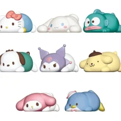 BANDAI Sanrio Characters Mocchiri Kororin Collection Candy Toy Mascot Figure Set of 8
