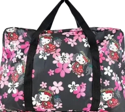 YASUDA TRADING .,LTD. Sanrio Hello Kitty 50th Anniversary Maiko Folding Carryon Bag JAPAN OFFICIAL