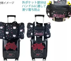 YASUDA TRADING .,LTD. Sanrio Hello Kitty 50th Anniversary Maiko Folding Carryon Bag JAPAN OFFICIAL